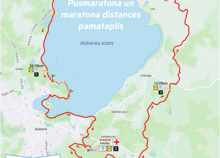 Publicējam Alūksnes dubultposma kartes