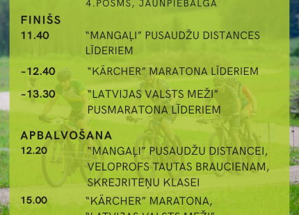 Plānotā dienas kārtība 4. posmā Jaunpiebalgā