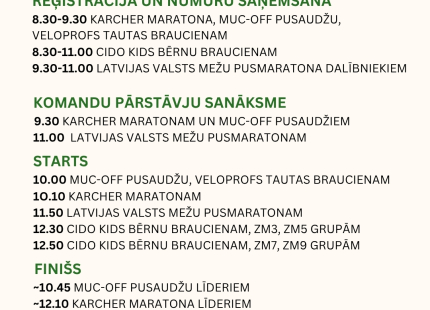 Dienas kārtība 2.posmam, Talsi, 24.maijā